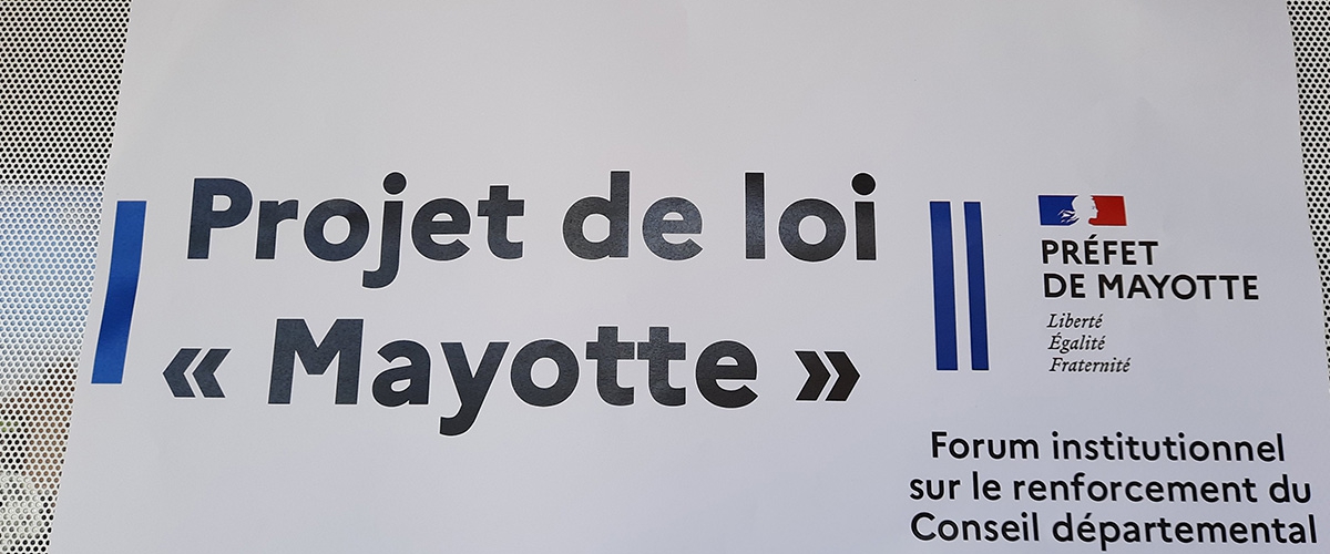 Projet de loi Mayotte : la contribution du Conseil départemental