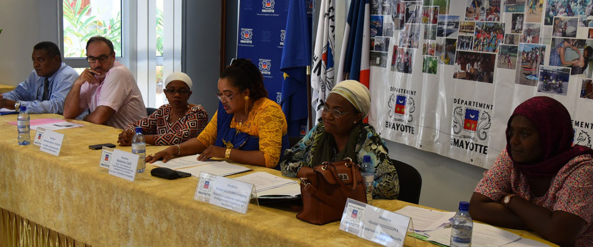 Conférence de presse sur la 4ème édition des assises sur les conditions de réussite des élèves et étudiants mahorais hors de Mayotte