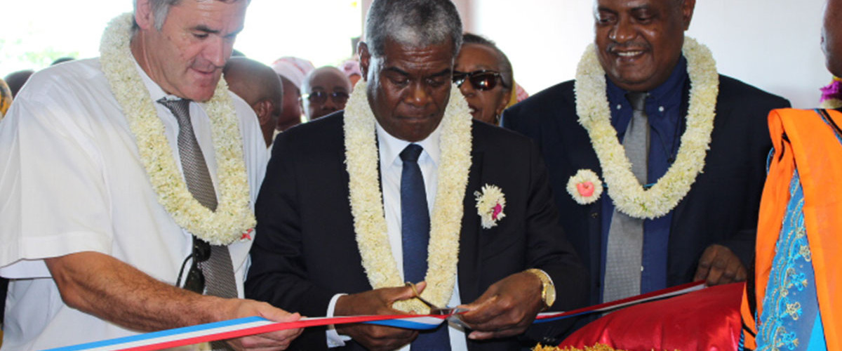 Inauguration en grandes pompes du complexe sportif départemental de Pamandzi