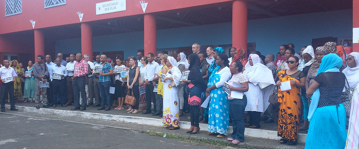 Le Conseil départemental de Mayotte rend hommage aux victimes de Charlie Hebdo
