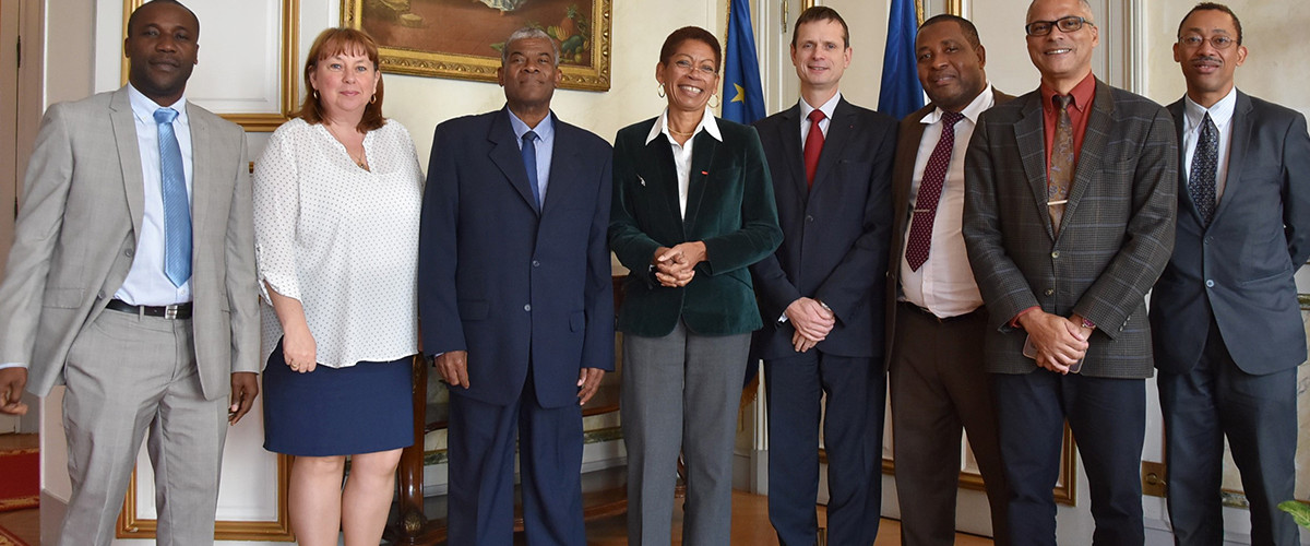 Le président Soibahadine IBRAHIM RAMADANI reçu au ministère des Outre-mer