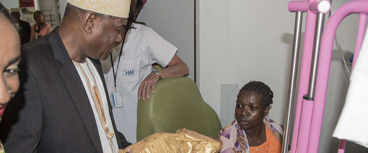 Le Président du Conseil départemental à la rencontre des enfants hospitalisés