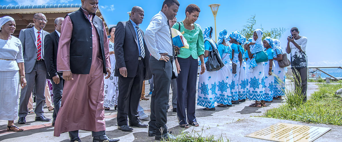 Visite à Mayotte de la ministre des Outre-mer George Pau-Langevin