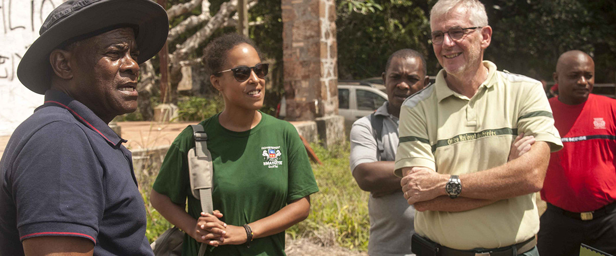 Le Président du Conseil départemental visite la forêt de Majimbini