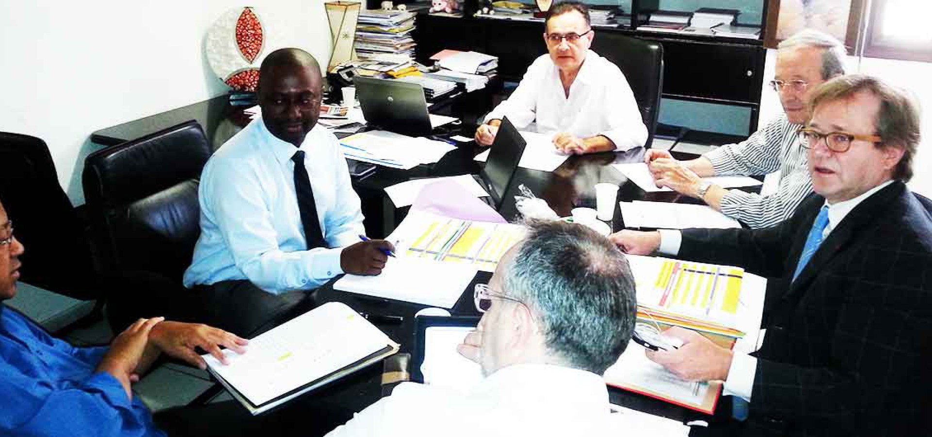 Le directeur du Cnam Mayotte à la rencontre de l’administrateur du Cnam