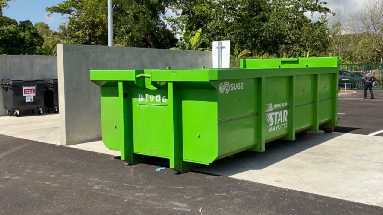 Inauguration de la première déchèterie fixe à Malamani