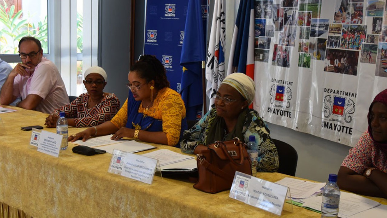 Conférence de presse sur la 4ème édition des assises sur les conditions de réussite des élèves et étudiants mahorais hors de Mayotte