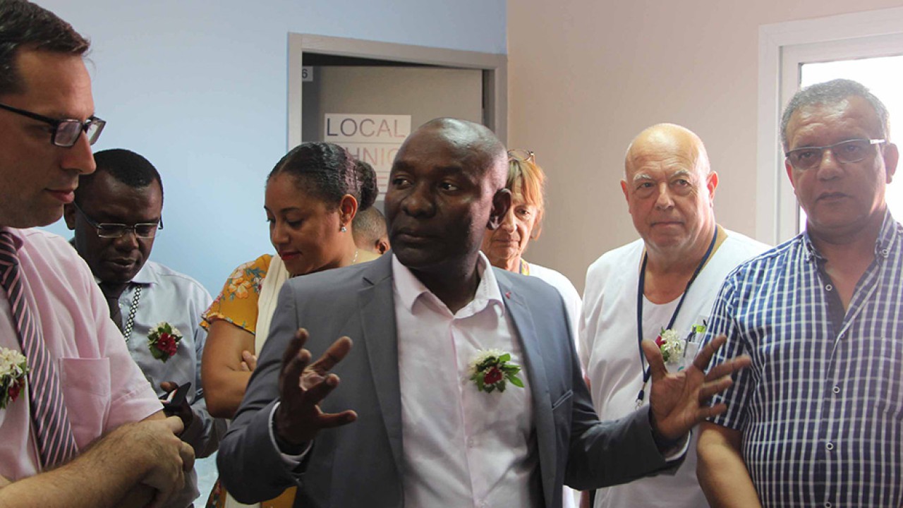 Inauguration  de la salle « Mélanie » au Centre Hospitalier de  Mayotte