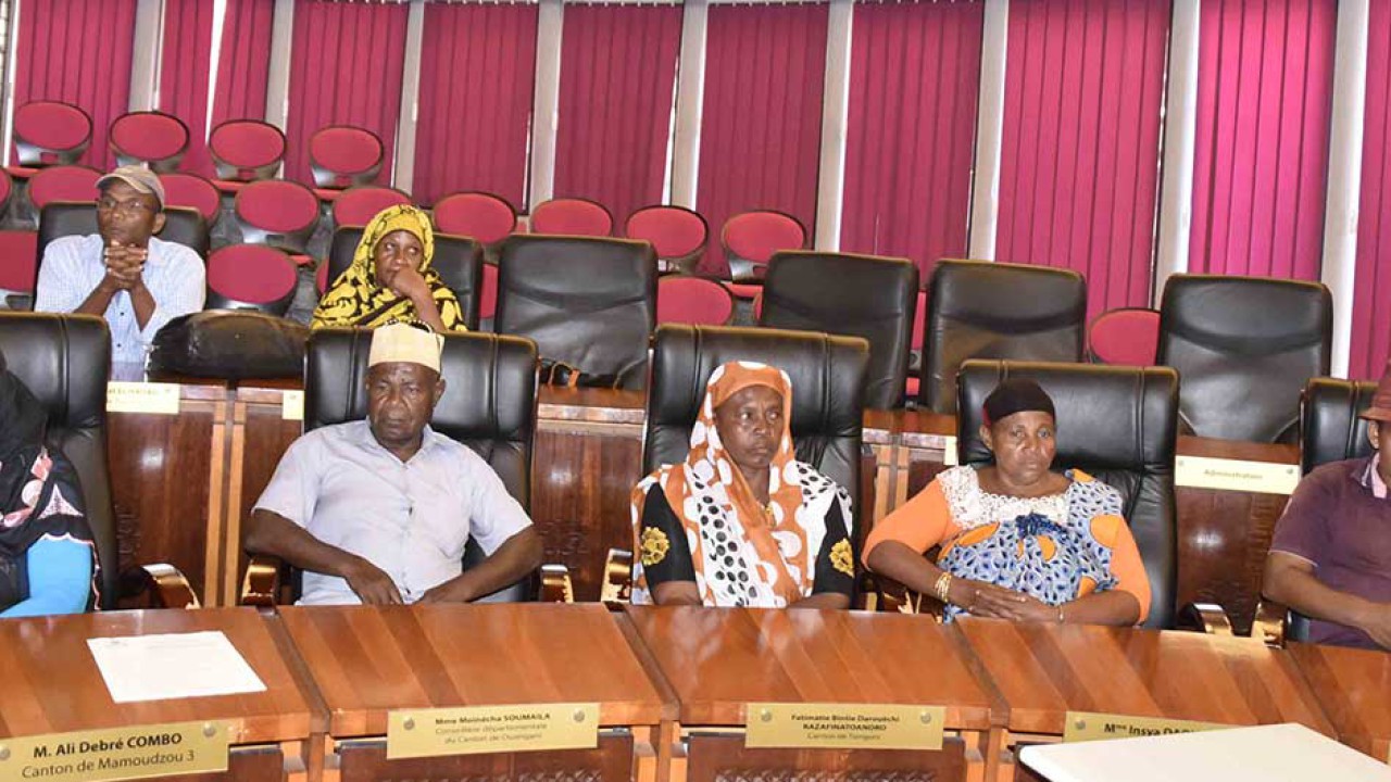 Réception  du Collectif des citoyens de Mayotte au Conseil départemental