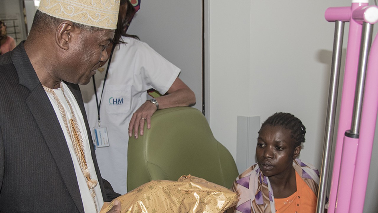 Le Président du Conseil départemental à la rencontre des enfants hospitalisés