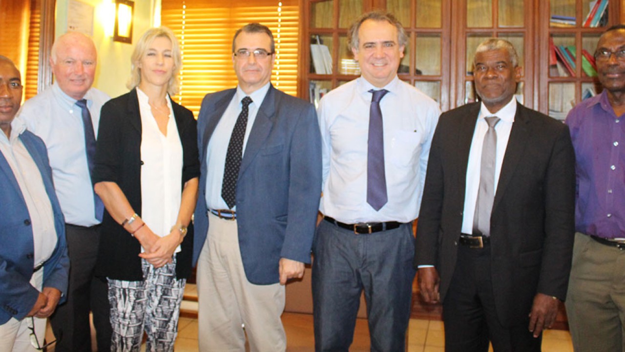 Visite de courtoisie d’une délégation de la Commission europénnne