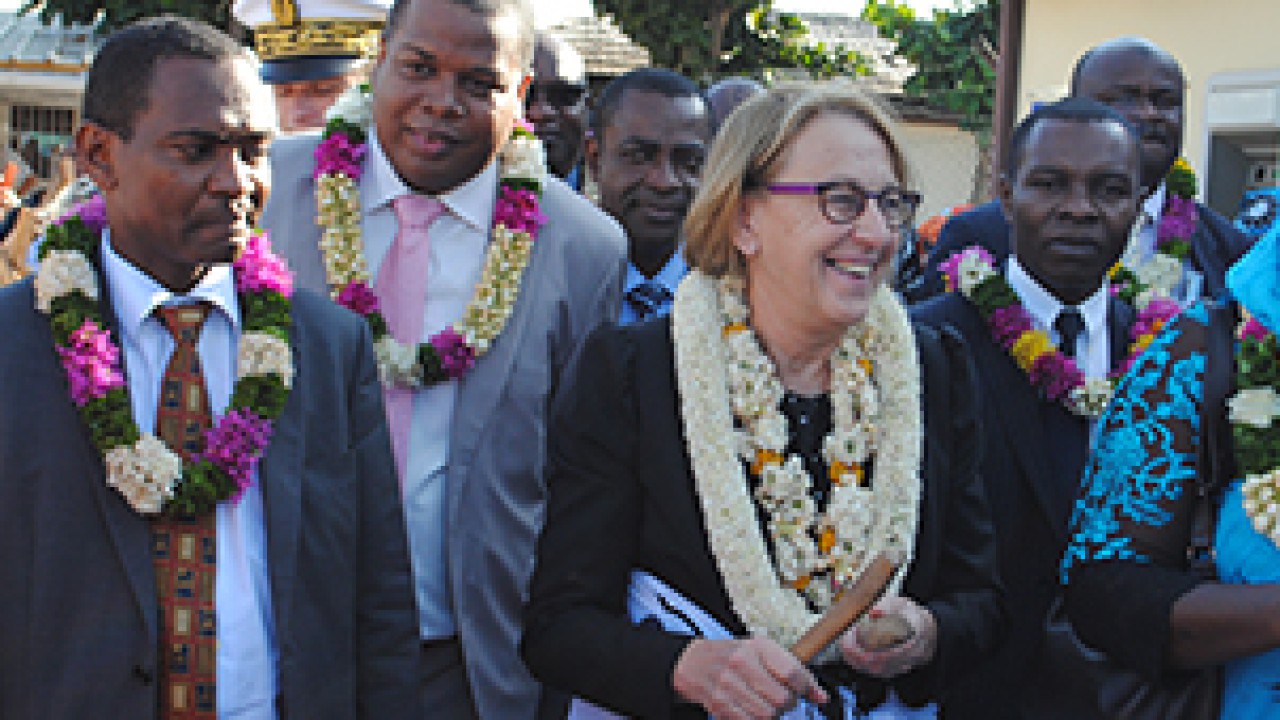 Mme Marylise LEBRANCHU reçue par le Président du Conseil départemental de Mayotte