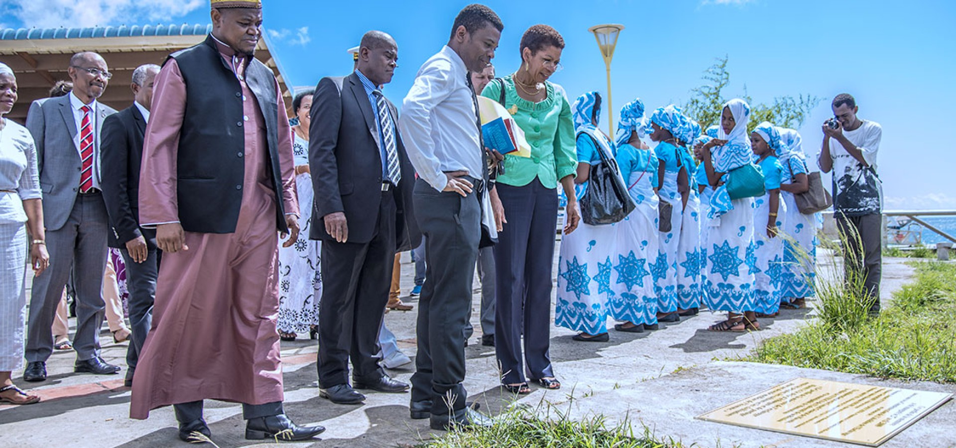 Visite à Mayotte de la ministre des Outre-mer George Pau-Langevin