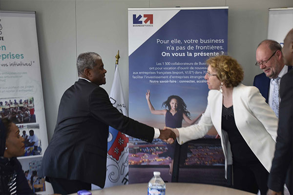Signature  de convention cadre de partenariat entre le Département, l’Adim et Business France