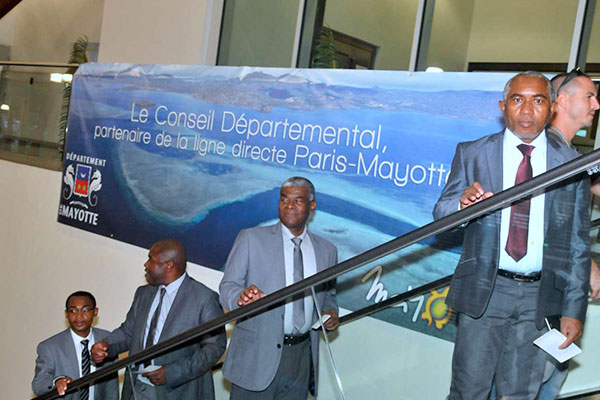 Soirée inaugurale de la ligne directe Dzaoudzi-Paris assurée par le Boeing 787-800