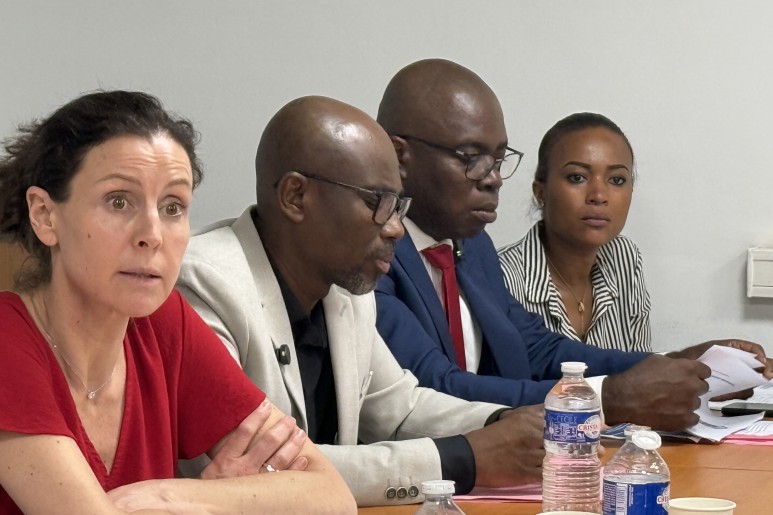 Visite de Charlotte Parmentier-Lecocq