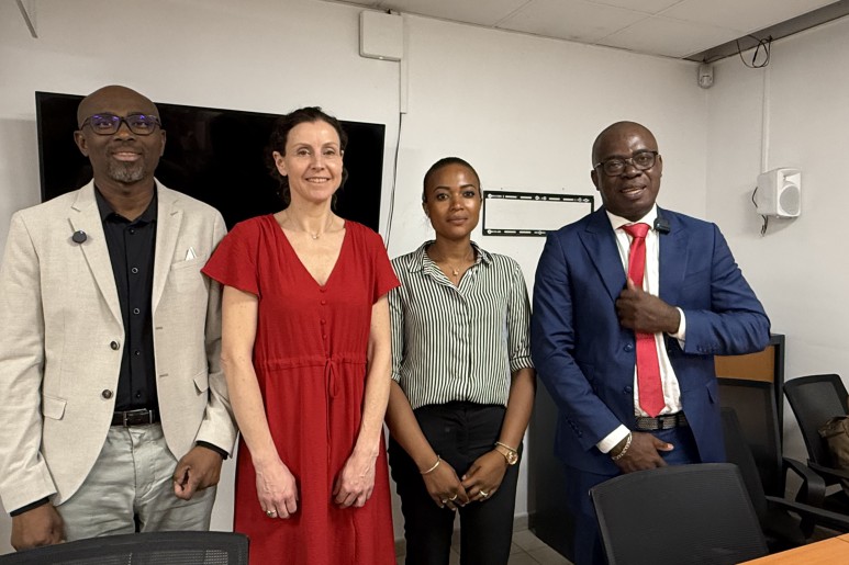 Visite de Charlotte Parmentier-Lecocq