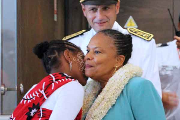 Visite de Christiane Taubira, ministre de la Justice